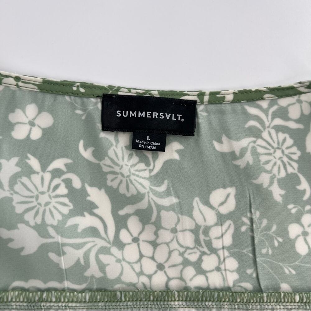 NWT Summersalt The Cinched Waist Caftan Dress vintage floral sz L - Picture 4 of 7